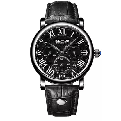 Multifunctional Fashion Quartz Watch thin Belt