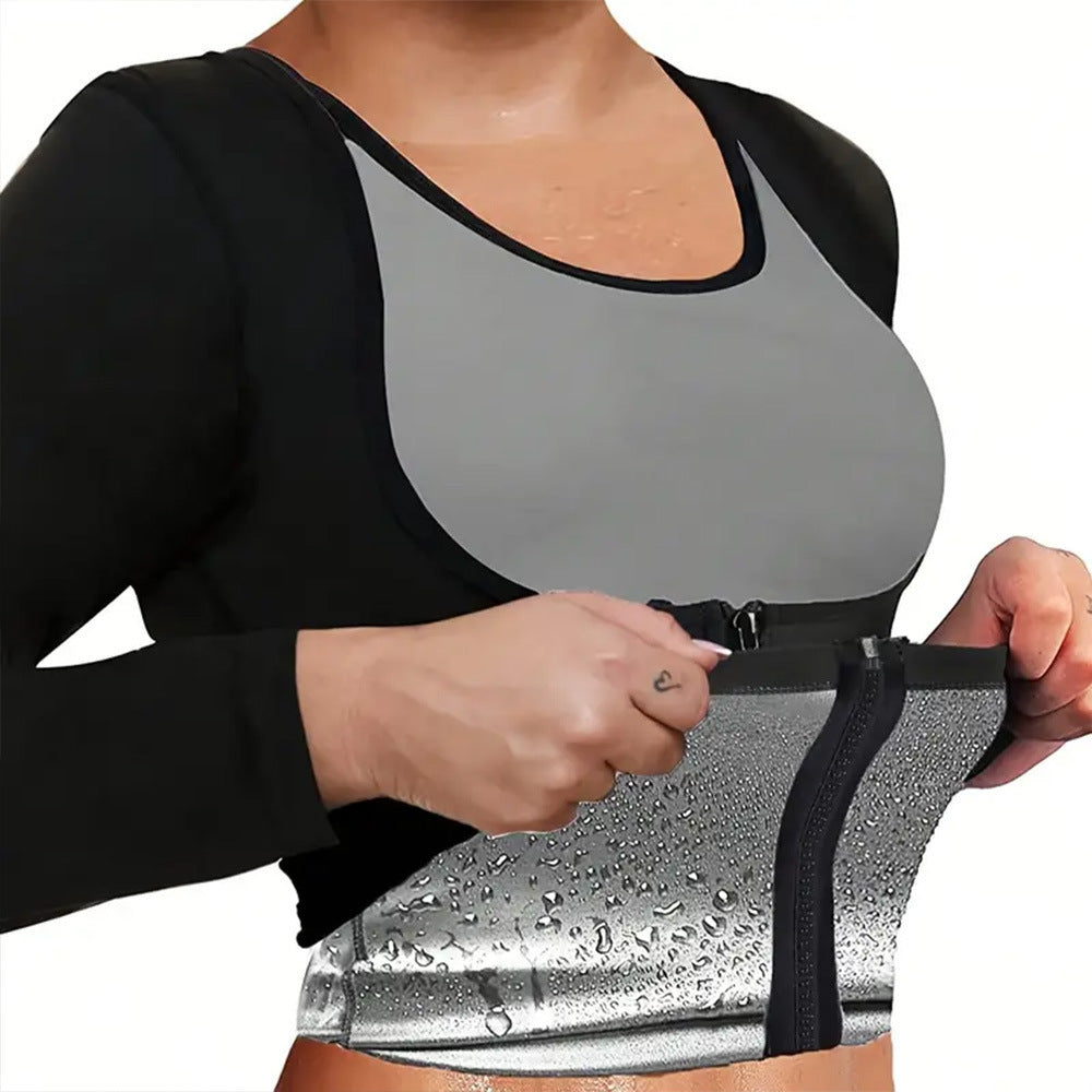 Waist Girdling Belly Contraction Tight Sportswear Women's Tops
