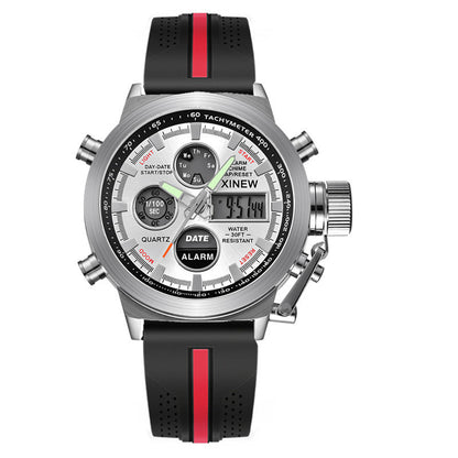 Men's Fashion Belt Multi-functional Watch
