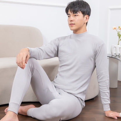 Men's Pure Cotton Thermal Underwear Suit