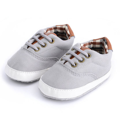 Lace soft bottom baby shoes