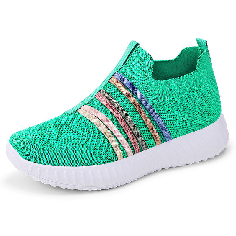 Women's Mesh Surface Plus Size Soft Bottom Pumps