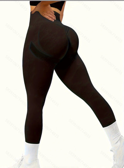 Seamless Peach High Waist Hip Lift Sports Fitness
