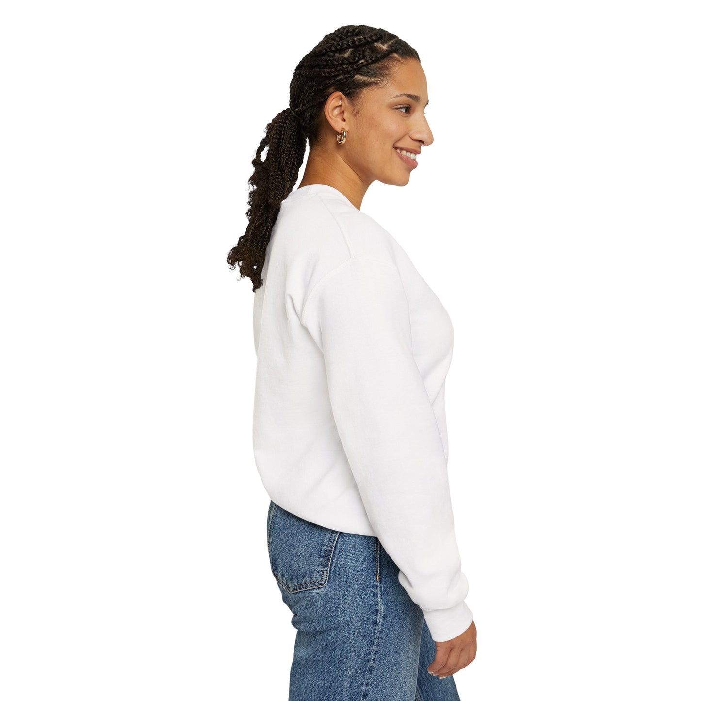 Sweatshirt Designed "Bondyem nan pap Domi"