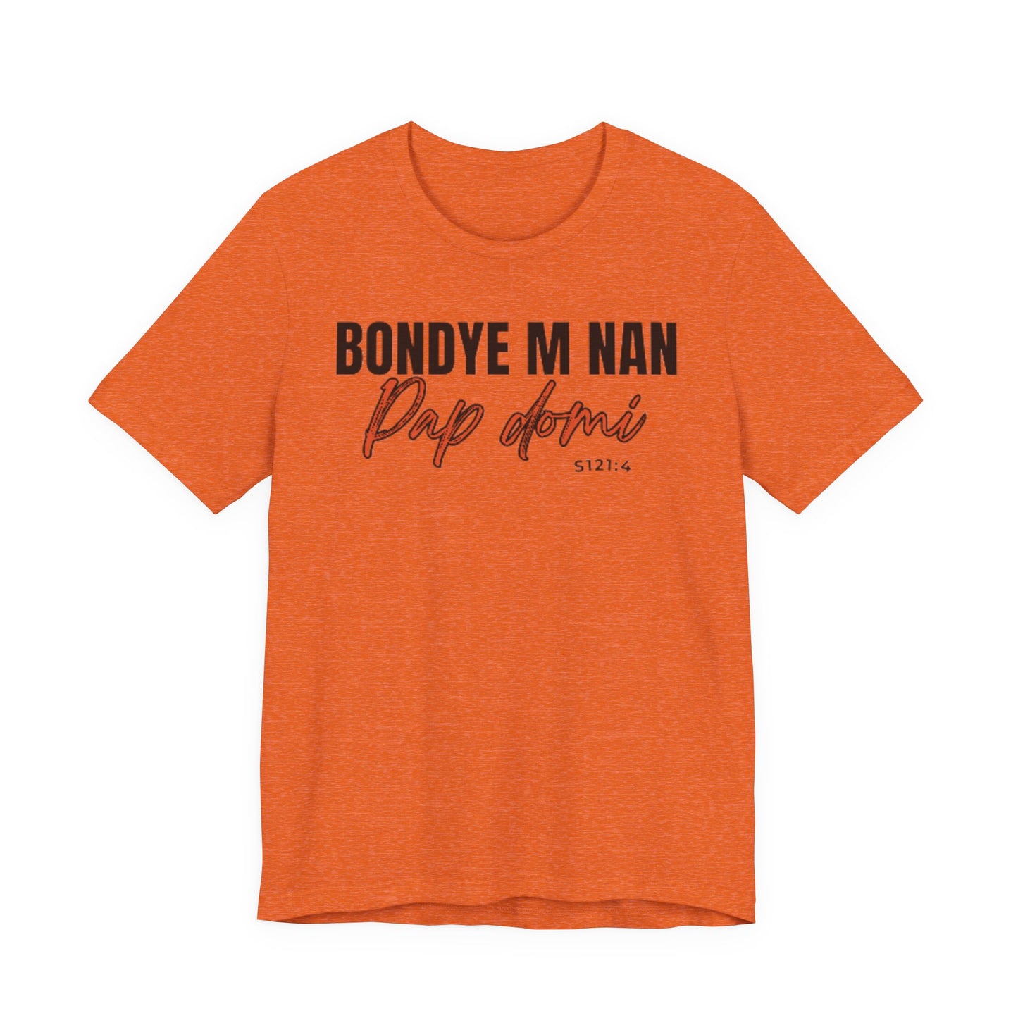(Black Letters) Faith-Inspired| Bondye M Nan Pap Domi