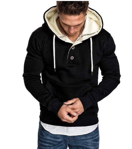 Patchwork men hoodie