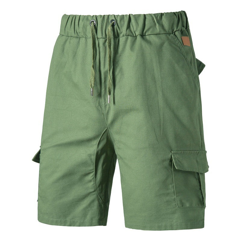 Men's tooling multi-pocket shorts
