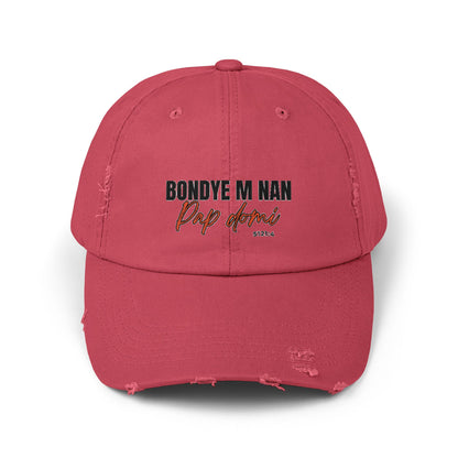 Unisex Cap Design "Bondye m nan pap Domi"