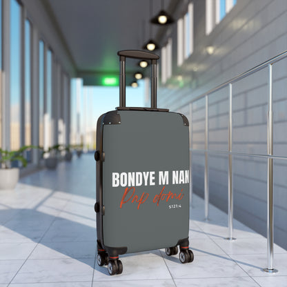 Travel Suitcase "Bondye m nan pap Domi"