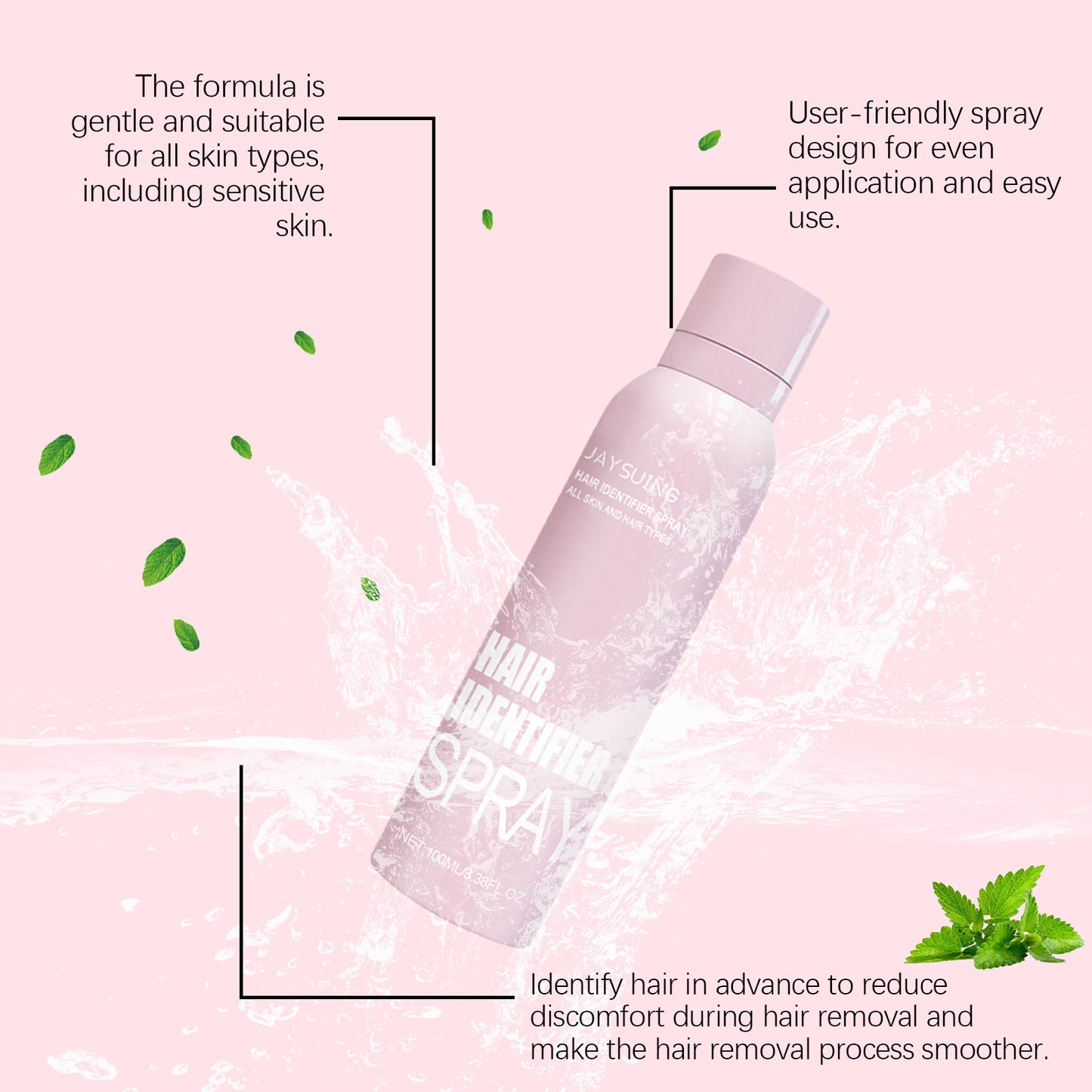 Hair Identifier Spray Set Face Shaving Skin Care