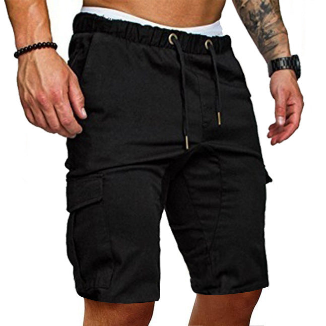 Men's tooling multi-pocket shorts