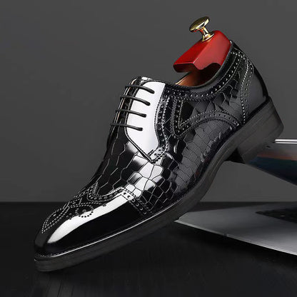 Brogue Oxford Men's Shoes Japanese Style