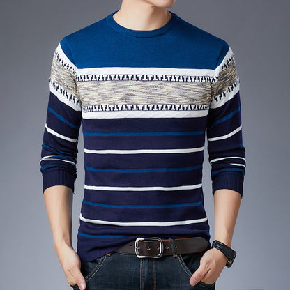 Men's T-Shirt Plus Velvet Thick