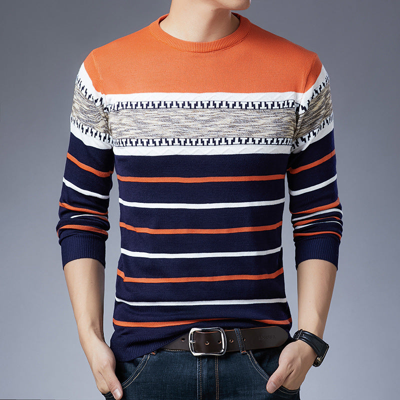 Men's T-Shirt Plus Velvet Thick