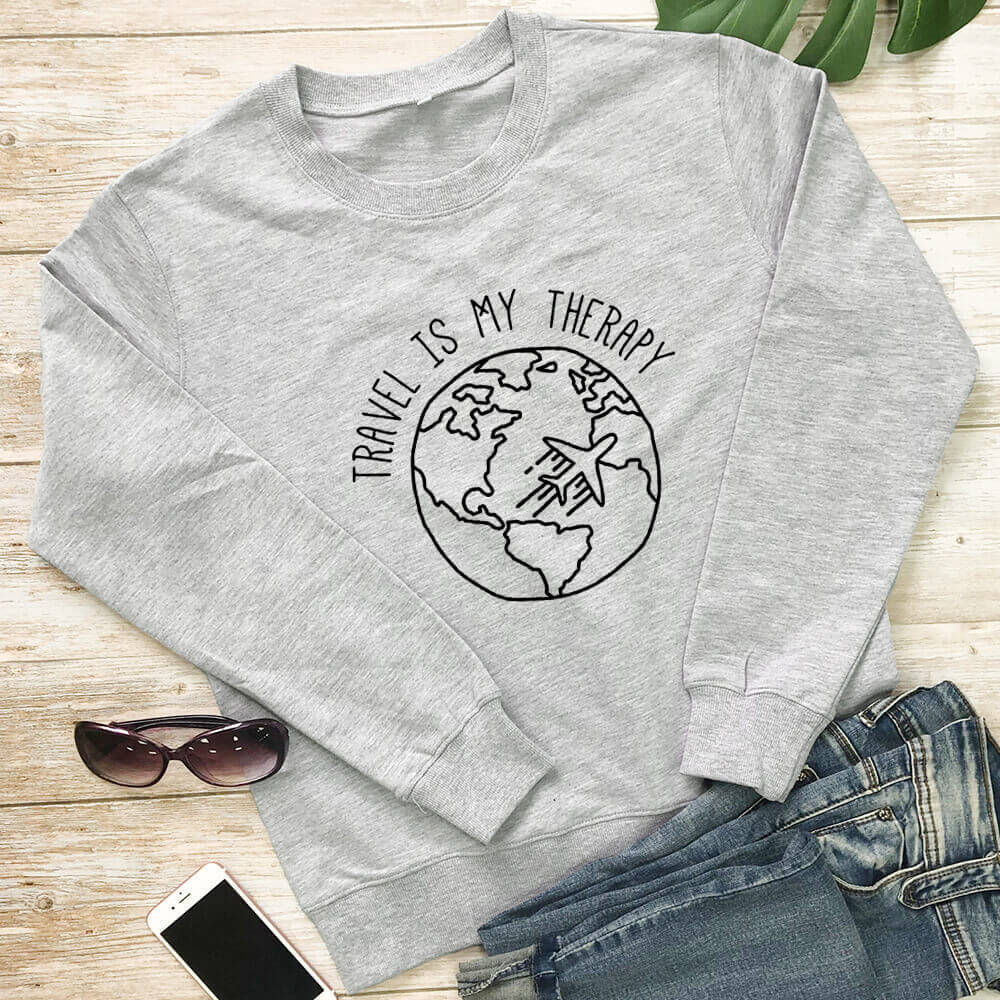 Round Neck Pullover Sweatshirt