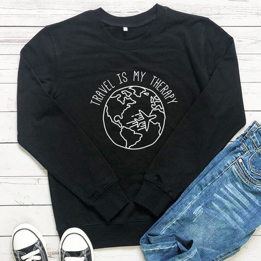 Round Neck Pullover Sweatshirt