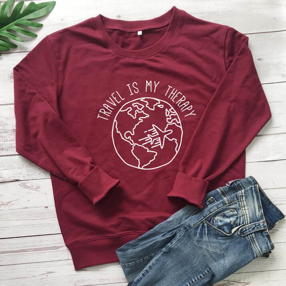 Round Neck Pullover Sweatshirt