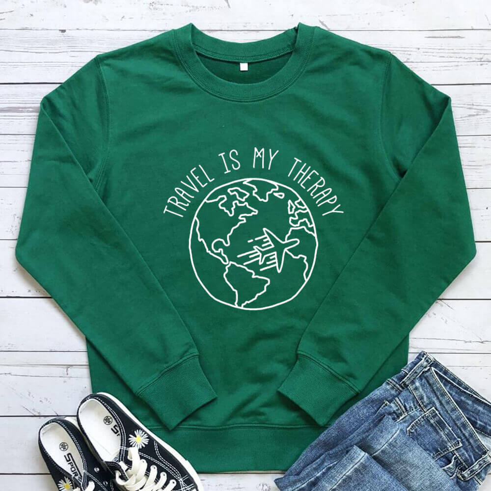Round Neck Pullover Sweatshirt