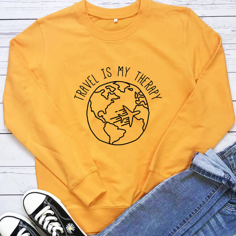 Round Neck Pullover Sweatshirt