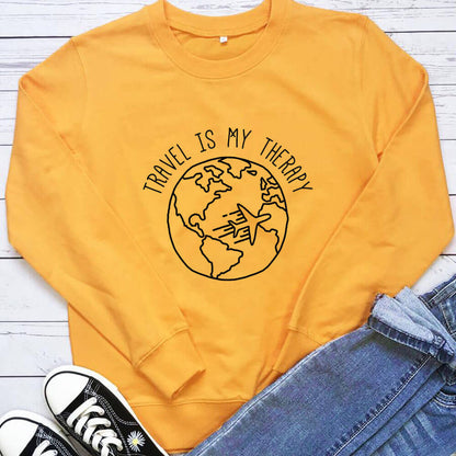 Round Neck Pullover Sweatshirt
