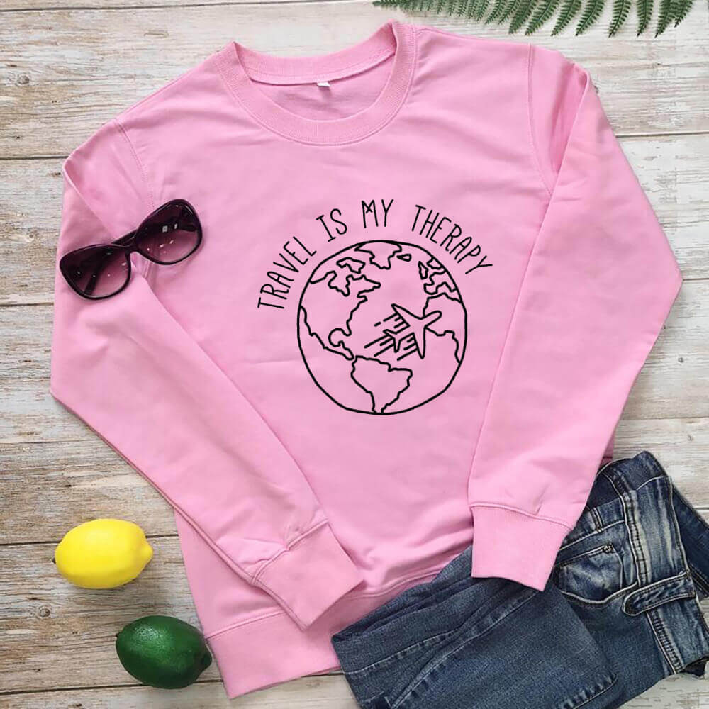 Round Neck Pullover Sweatshirt