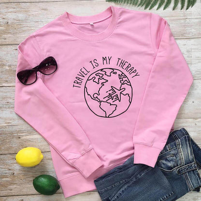 Round Neck Pullover Sweatshirt