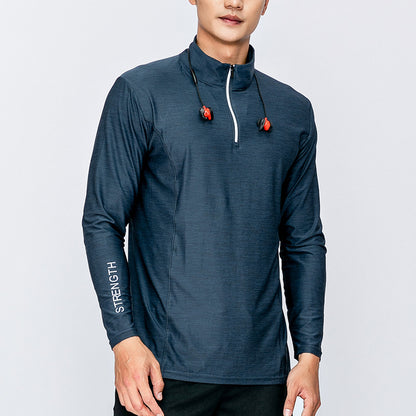 Sports fitness long sleeve men's loose