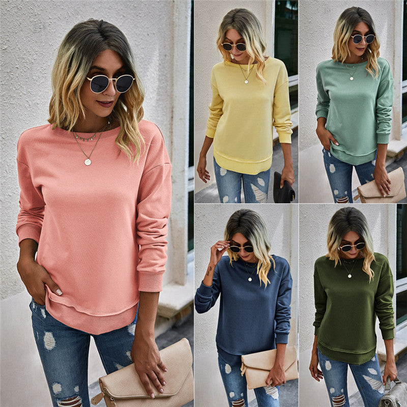 Fashion Sweater Irregular Stitchin