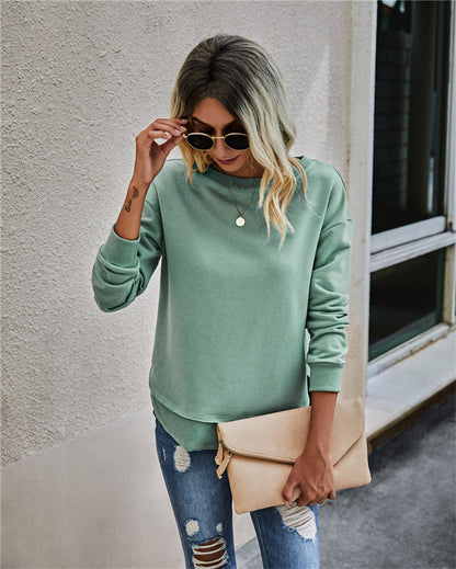 Fashion Sweater Irregular Stitchin