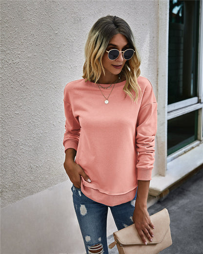 Fashion Sweater Irregular Stitchin
