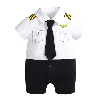 Boy Romper Gentleman Baby Jumpsuit