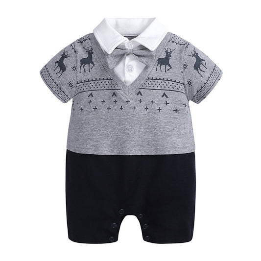 Boy Romper Gentleman Baby Jumpsuit