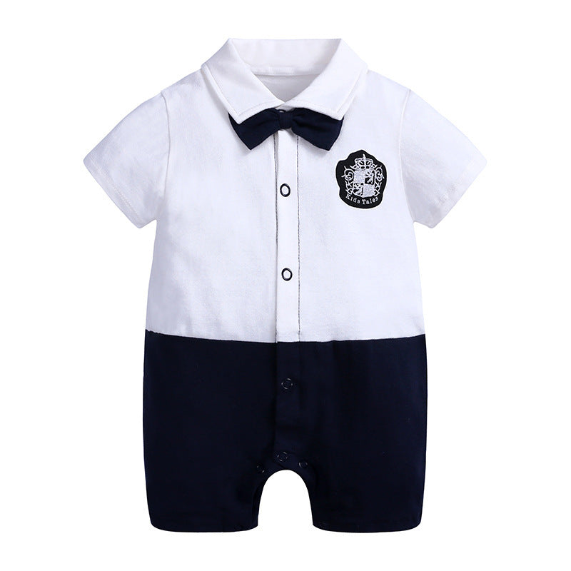 Boy Romper Gentleman Baby Jumpsuit
