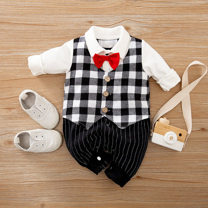 Gentleman Baby Clothes Long-Sleeved Clothes