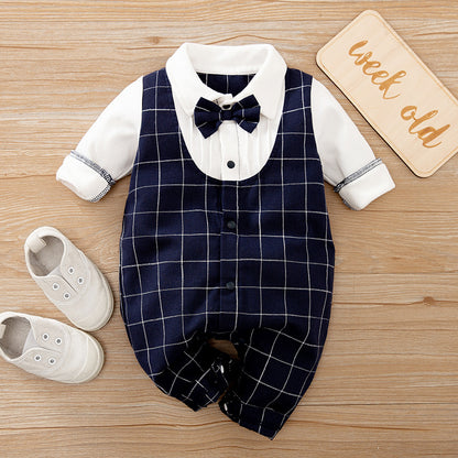 Gentleman Baby Clothes Long-Sleeved Clothes