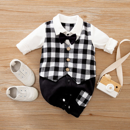Gentleman Baby Clothes Long-Sleeved Clothes