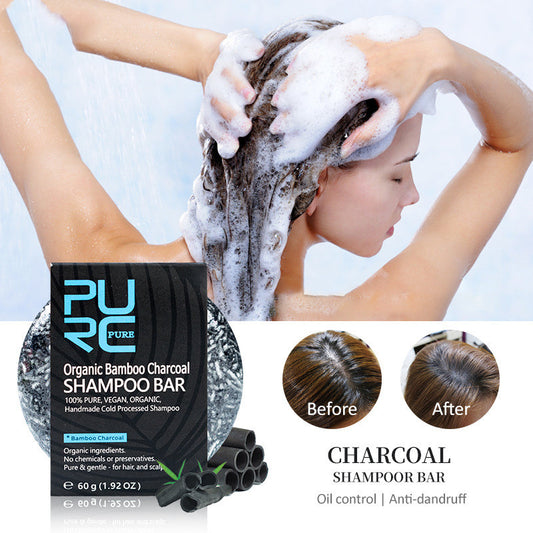 Hand-Extracted Soap Shampoo Bamboo Charcoal