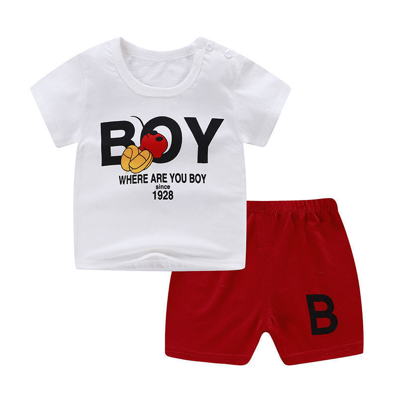 Baby Boy Clothes Children T-Shirt Shorts 2PCS Outfits
