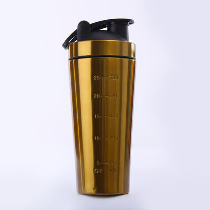 Stainless Steel Protein Powder Shaker Cup Fitness