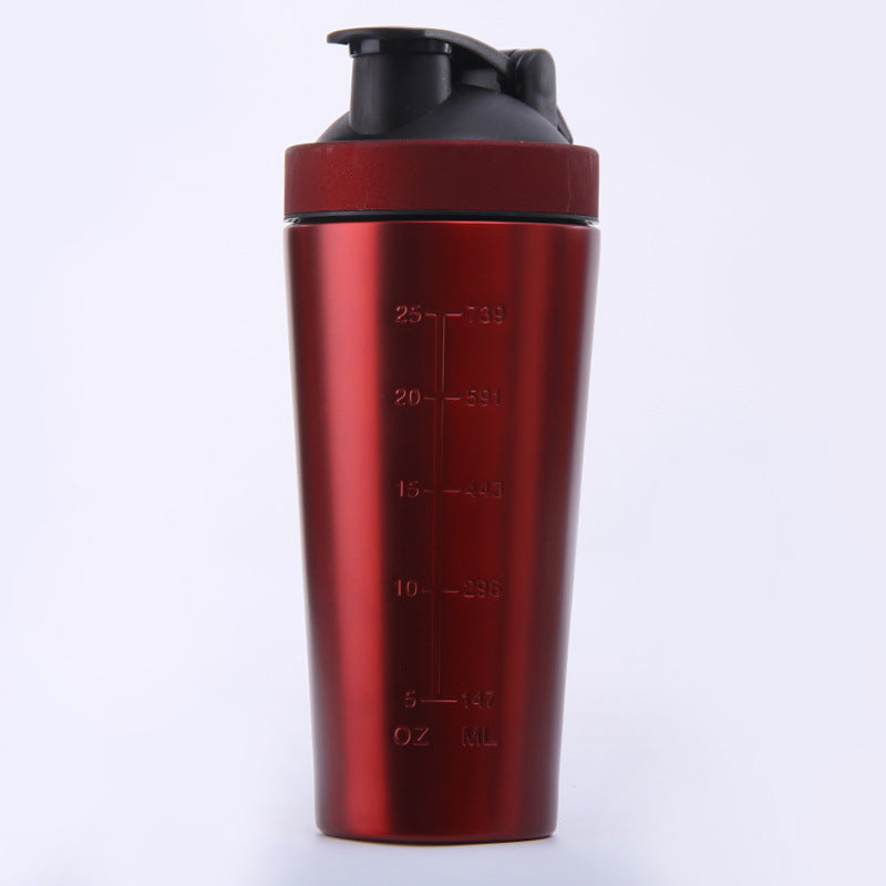 Stainless Steel Protein Powder Shaker Cup Fitness