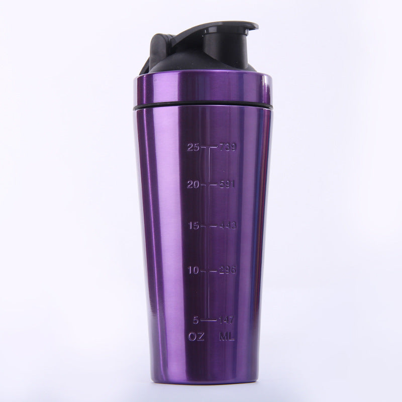 Stainless Steel Protein Powder Shaker Cup Fitness