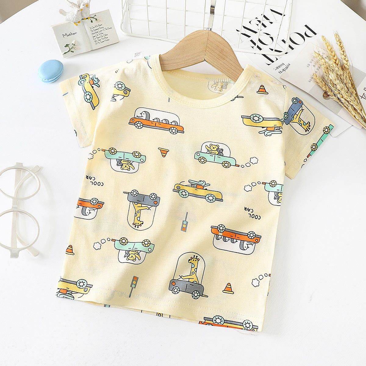 Baby Half-sleeved Bottoming Shirt