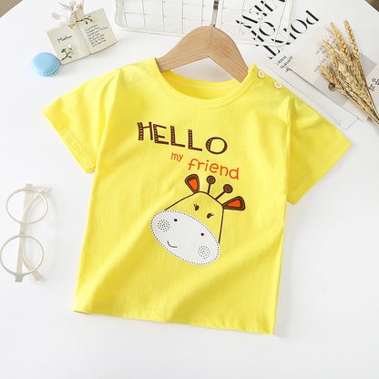 Baby Half-sleeved Bottoming Shirt