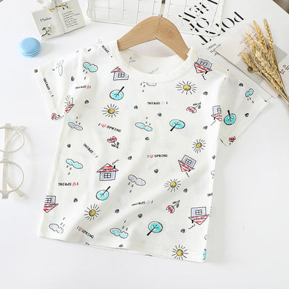 Baby Half-sleeved Bottoming Shirt