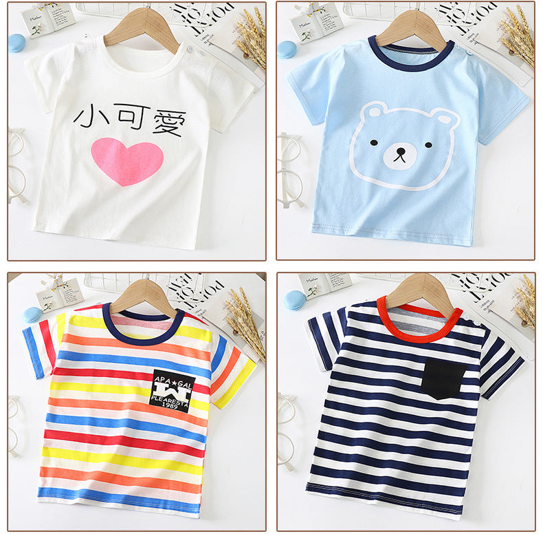 Baby Half-sleeved Bottoming Shirt