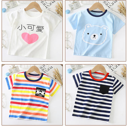 Baby Half-sleeved Bottoming Shirt