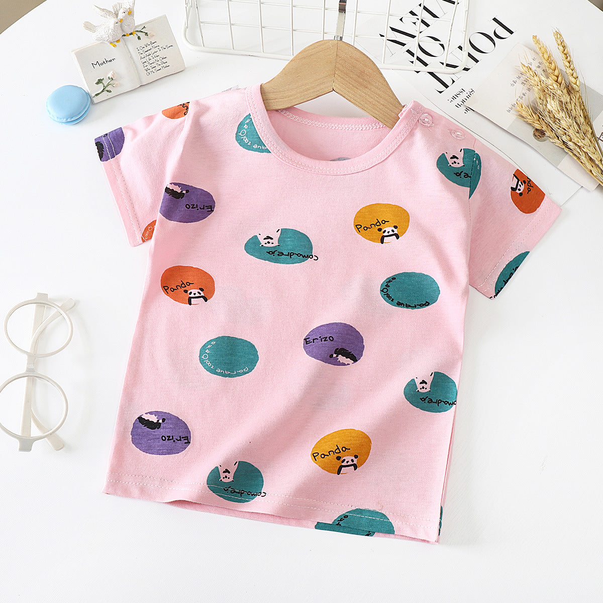 Baby Half-sleeved Bottoming Shirt