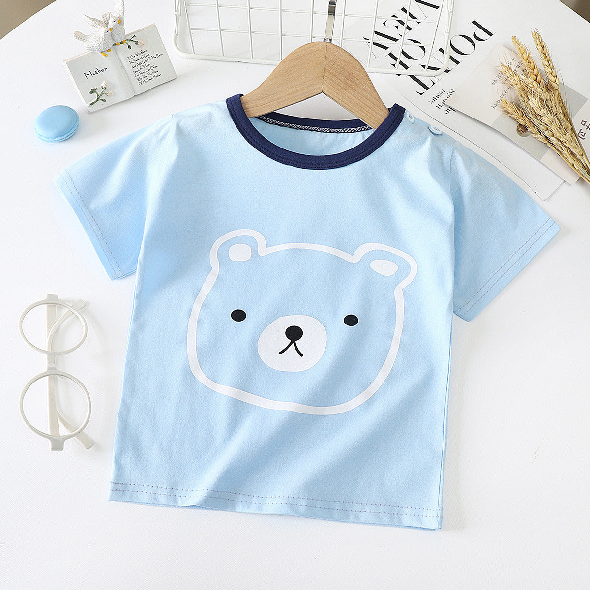 Baby Half-sleeved Bottoming Shirt