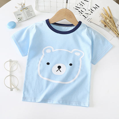 Baby Half-sleeved Bottoming Shirt