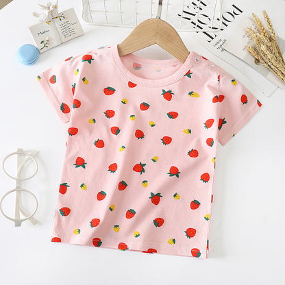 Baby Half-sleeved Bottoming Shirt